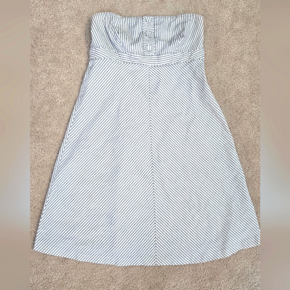 GAP Y2K Striped Strapless Dress Size 12
